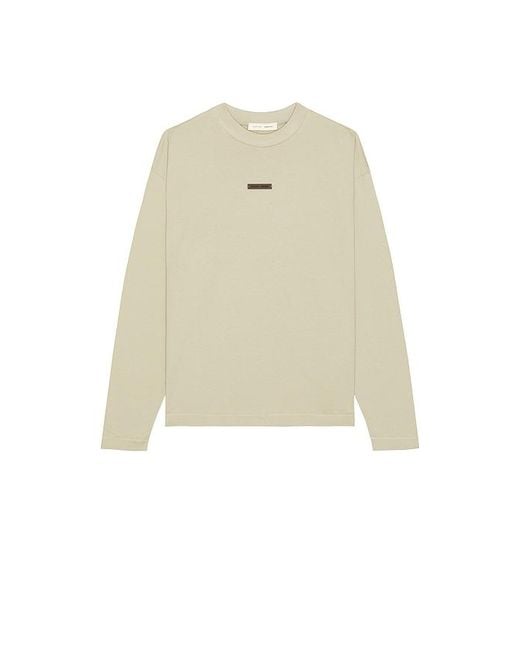 Fear Of God Natural Classic Fit Long Sleeve Tee for men