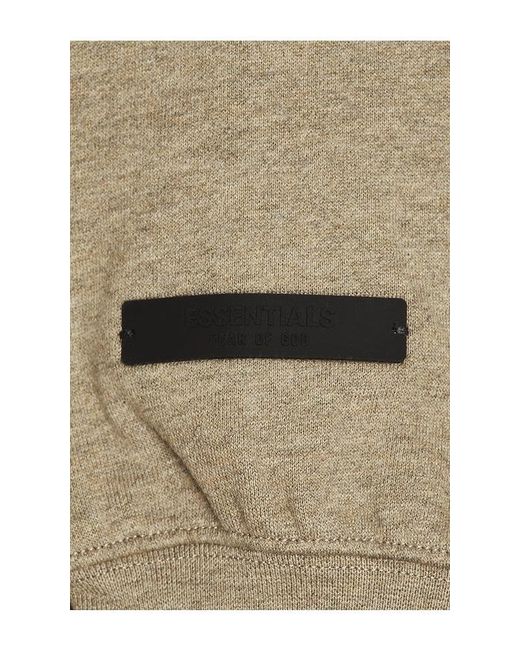 Fear Of God Natural Classic Fit Fleece Zip Up Hoodie for men