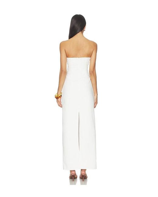 SNDY'S White Mimi Maxi Dress