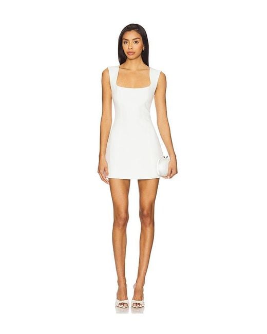 halter mini dress Women's Marilyn Moment Halter Mini Dress in Off White