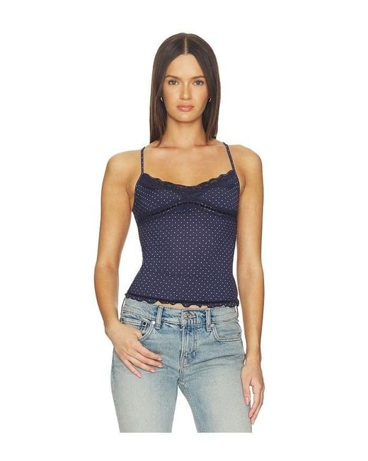 Free People Blue X Intimately Mix & Match Cami