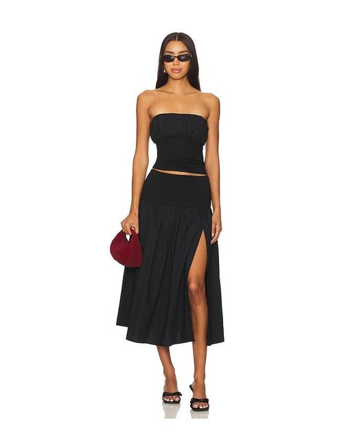Lovers + Friends Black Mac Tube Top
