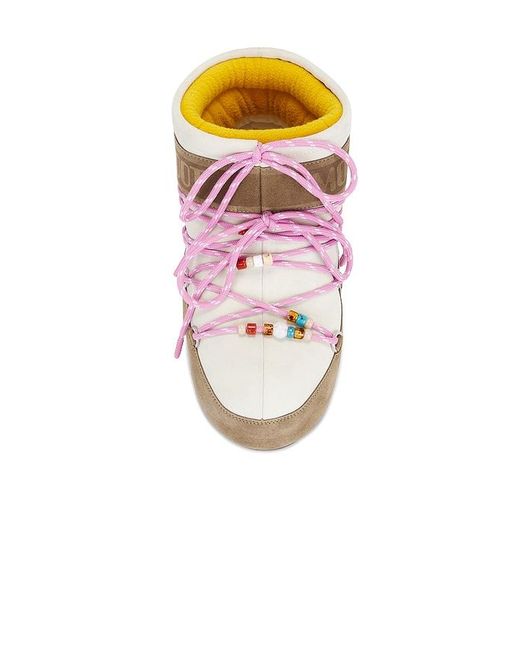 Moon Boot Multicolor Boot Low Suede Beads
