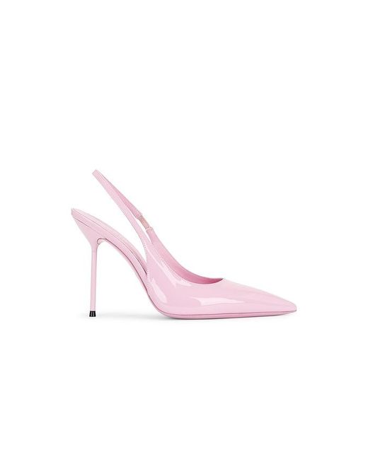 Paris Texas Pink Lidia Slingback Heel
