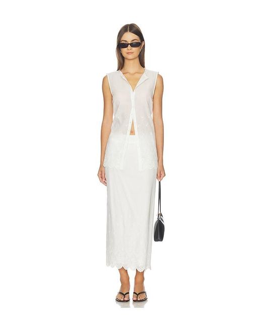 Elodie the Label White Giselle Top