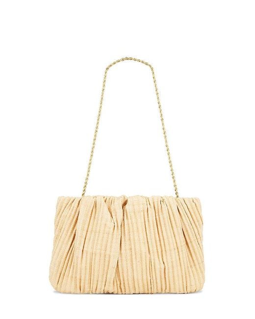 Bolsa Plana Plisada Brit En Color Crema Talla Loeffler Randall de color Natural