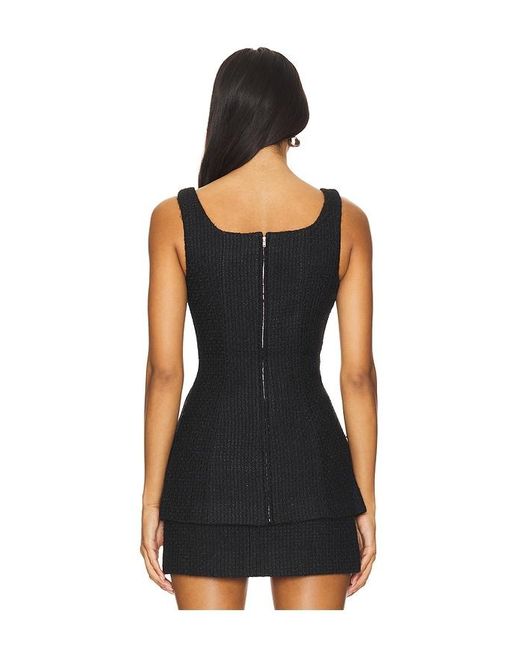 MAJORELLE Black Danna Top