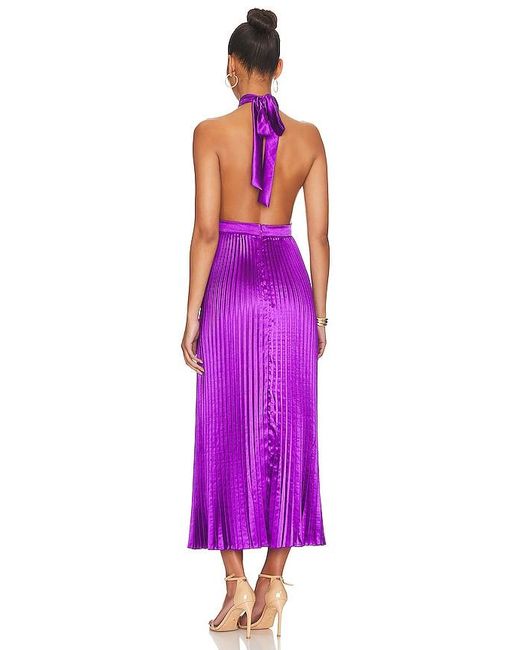 L'idée Purple Renaissance Split Gown