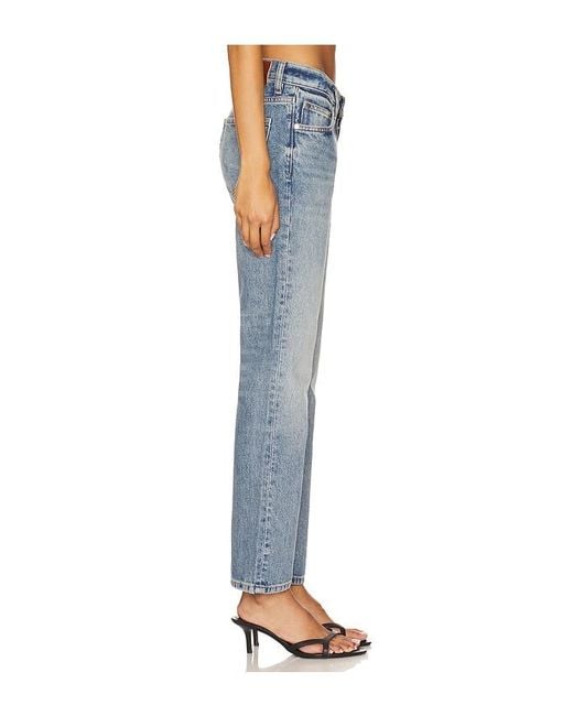 EB DENIM Blue Low Rise Straight