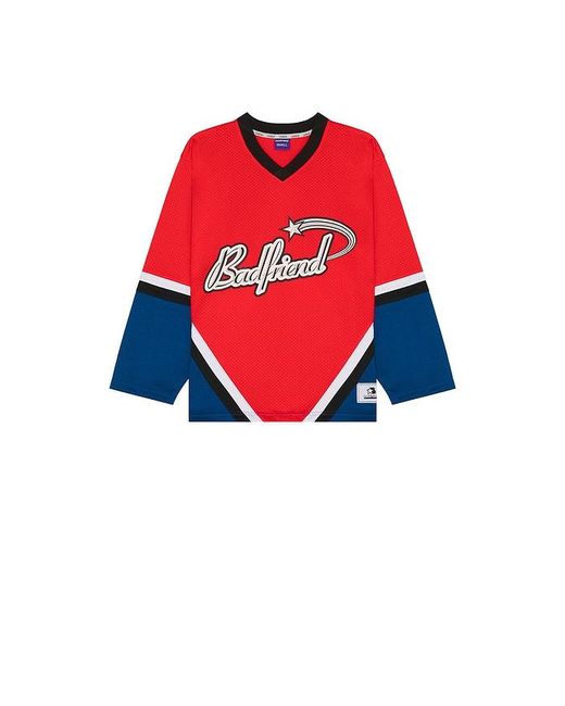 Badfriend Red Hockey Jersey for men