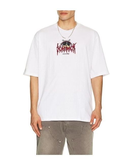 Reason White Dodge Scatpack Tee for men