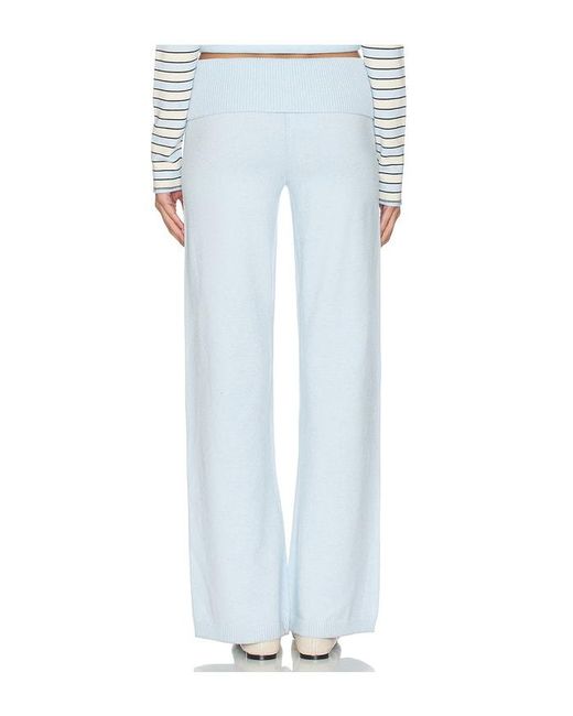 Frankie's Bikinis Blue Dawson Cloud Knit Pant