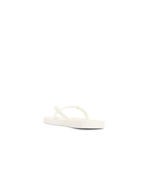 Tory Burch White Kira Padded Flip Flop