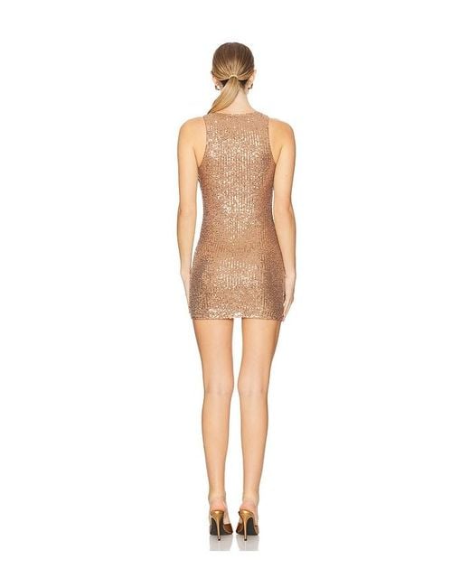 superdown Natural Ilona Mini Dress
