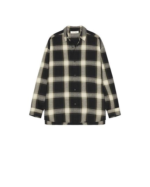 Fear Of God Black Button Up Shirt for men