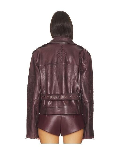 Gestuz Purple X Barbie Ken Biker Jacket
