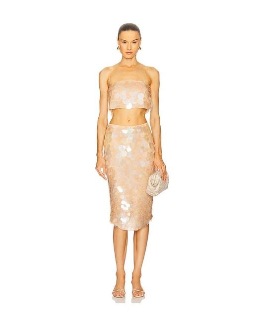 retroféte Multicolor Riley Sequin Skirt