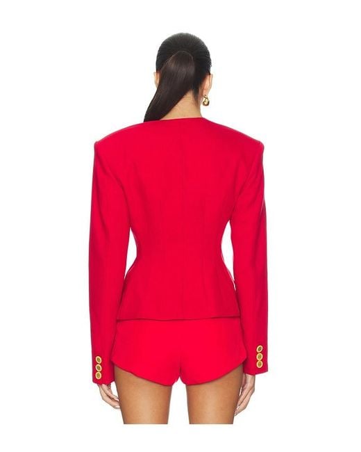 Ronny Kobo Red Carrie Blazer