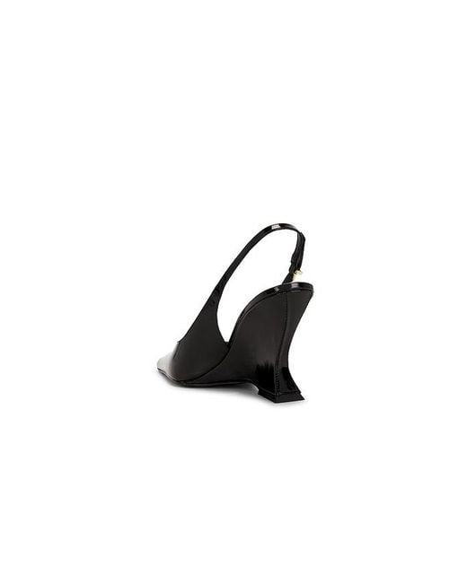 SCHUTZ SHOES Black Siena Buckle Slingback Pump