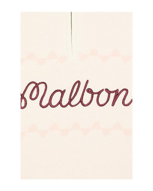 Malbon Blue Benny Sweater Polo for men