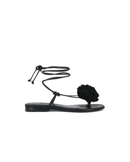 Magda Butrym Wrap Around Flower サンダル Black