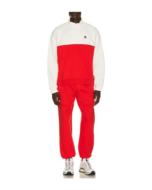 White/space Red Travel Pants for men