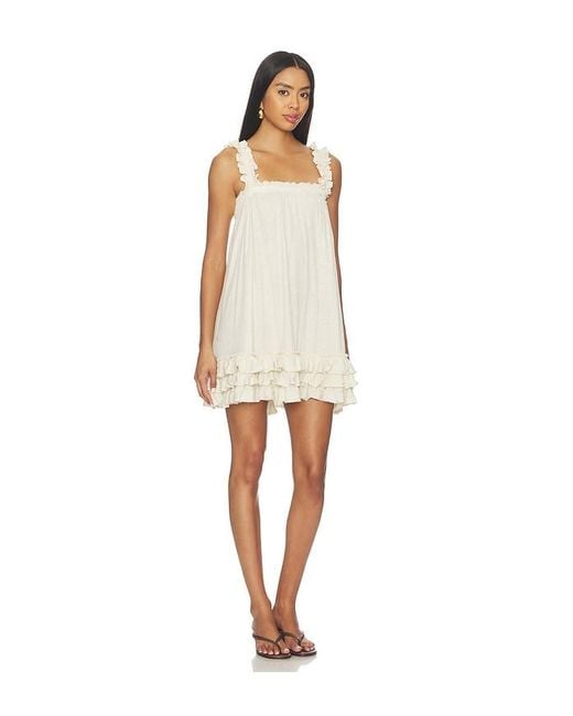 Free People White Spring Tide Tunic