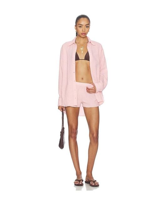 Hunza G Pink Resort Shorts