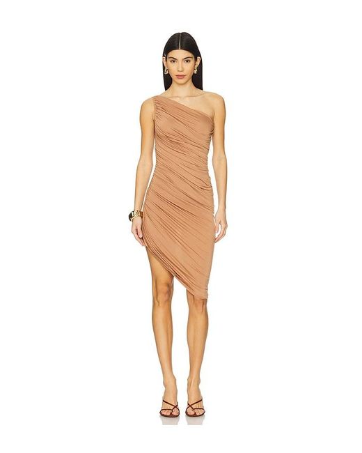 Norma Kamali Diana ミニドレス Natural
