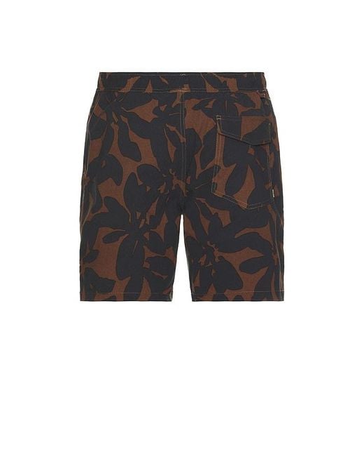 Brixton Everyday Stretch Hybrid Swim Short in Black for Men Lyst UK