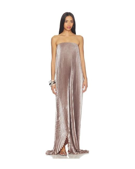 L'idée Natural Bisous Strapless Gown