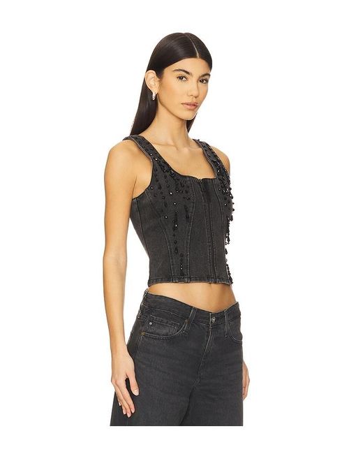 Gestuz Black Similina Top