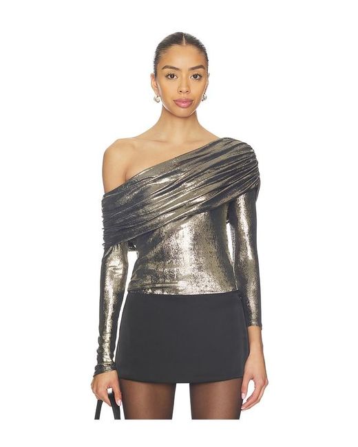 Lovers + Friends Black Jazz Top
