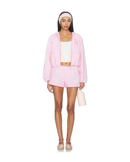 LoveShackFancy Pink Kariana Hoodie