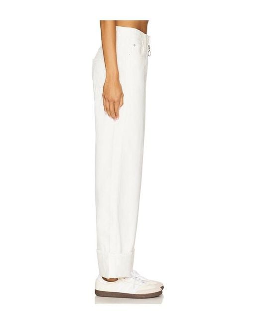 Amo Denim White Rosalind Straight