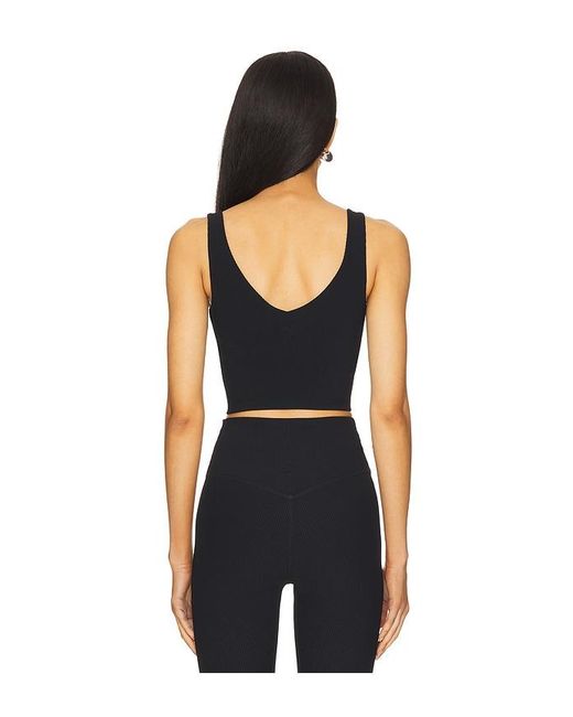 Beyond Yoga Black Impulse Cropped Tank Top