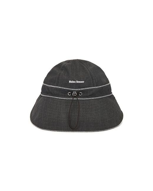 Adidas by Wales Bonner Black Bucket Hat for men