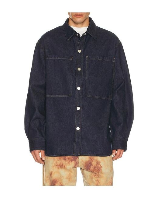 Agolde Blue Atticus Shirt for men