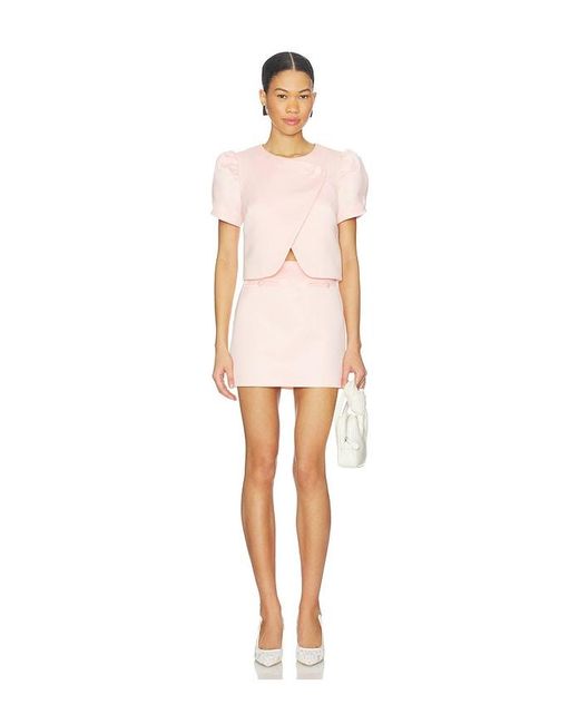 Lovers + Friends Pink Ruby Top