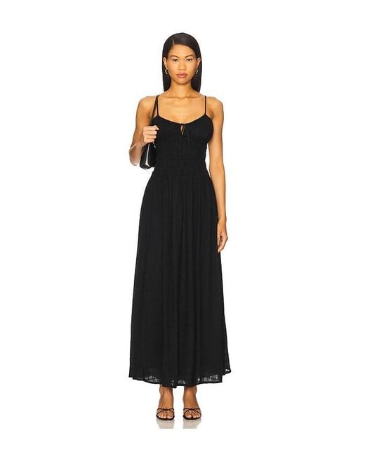 LSPACE Black Tala Maxi Dress