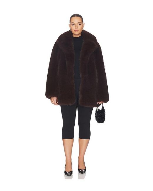 L'academie Black 'Academie Gamine Faux Fur Jacket