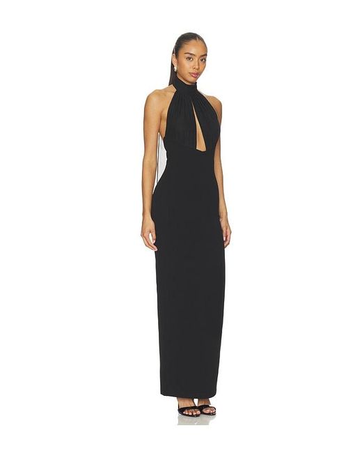 Nookie Black Martini Halter Gown