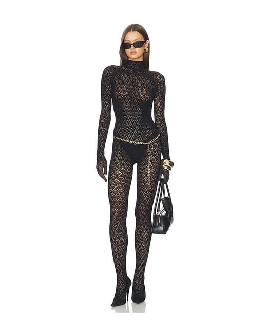 Wolford Black Mermaid Net Catsuit