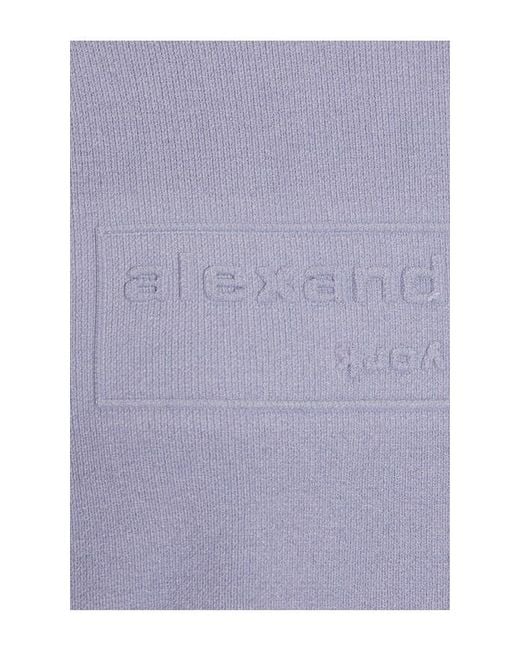Alexander Wang Purple Crewneck Pullover