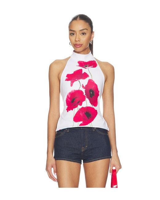 Susmie's Red Susmie's Poppy Reversible Top