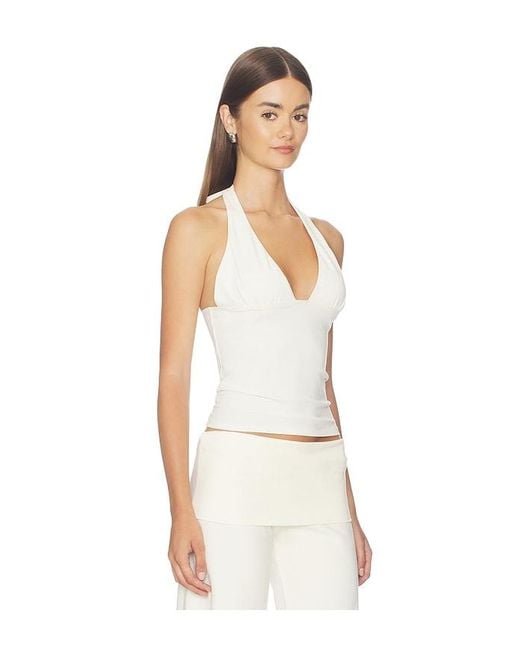 Oddli White Halter Top