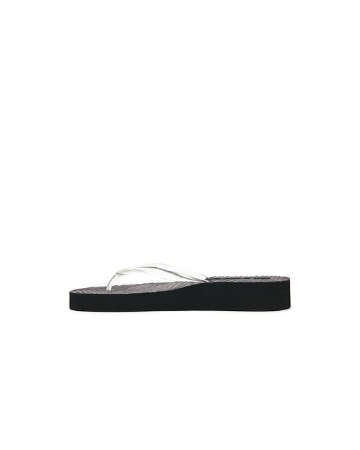 Sleeper Black Tapered Platform Flip Flop