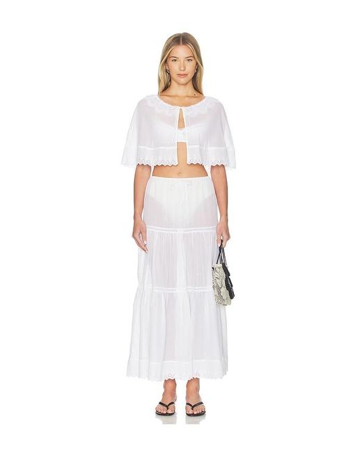 Tularosa White Topaz Cape Top