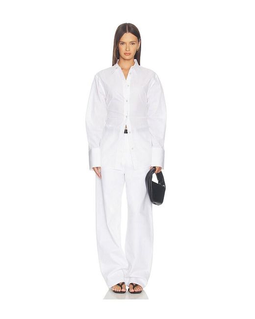 Helmut Lang White Knot Shirt
