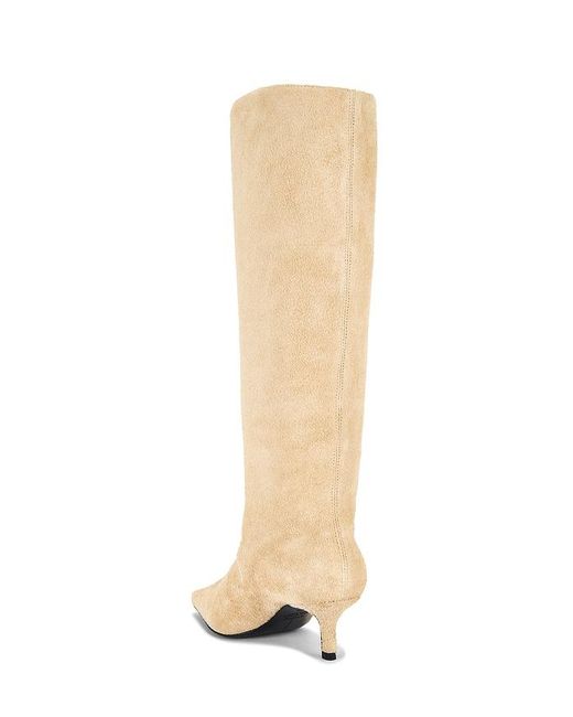 Black Suede Studio White Sutton 50 Boot